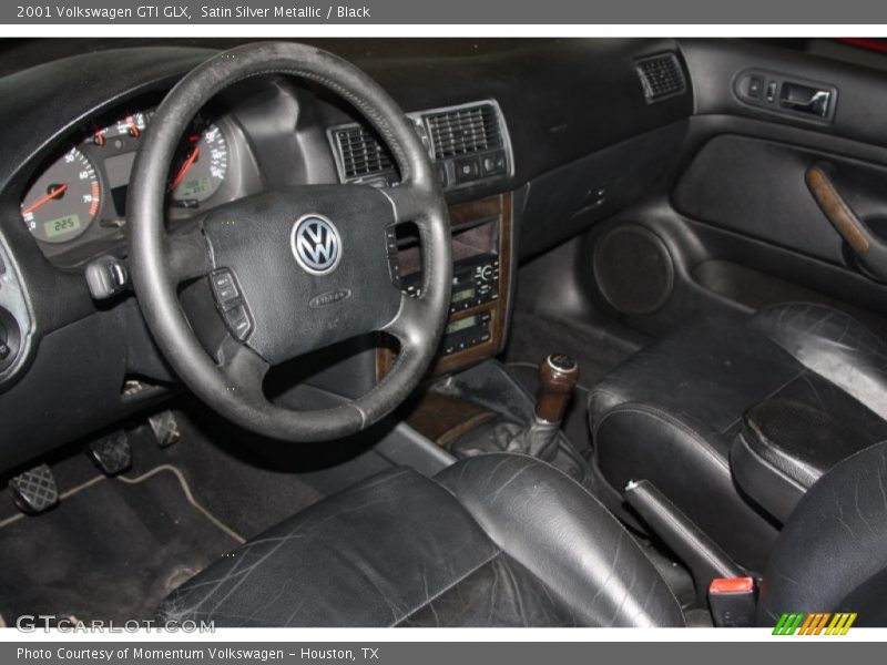 Satin Silver Metallic / Black 2001 Volkswagen GTI GLX