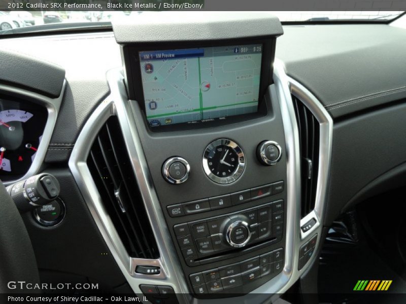 Black Ice Metallic / Ebony/Ebony 2012 Cadillac SRX Performance
