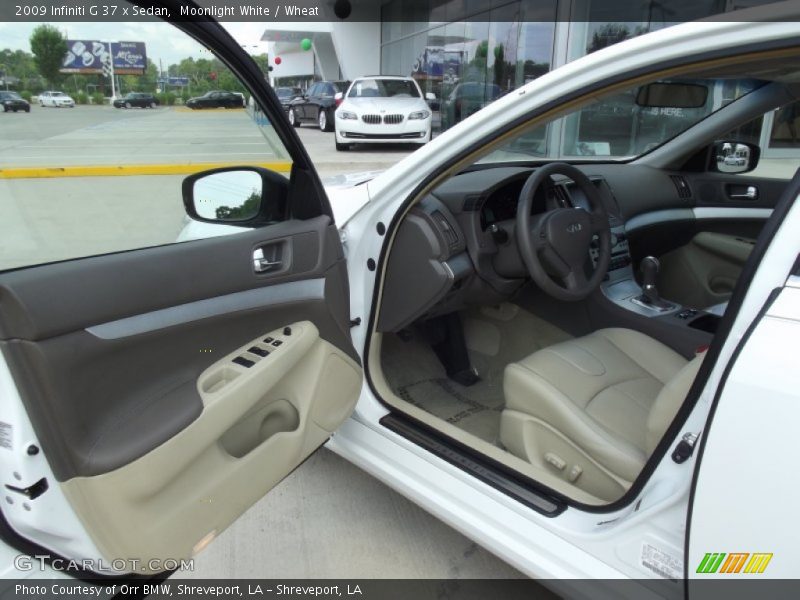 Moonlight White / Wheat 2009 Infiniti G 37 x Sedan