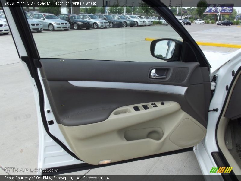 Moonlight White / Wheat 2009 Infiniti G 37 x Sedan