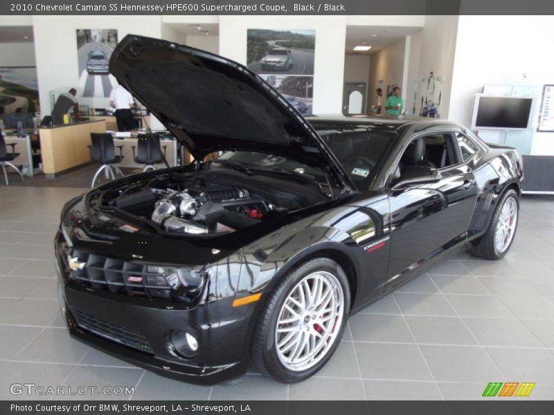 Black / Black 2010 Chevrolet Camaro SS Hennessey HPE600 Supercharged Coupe
