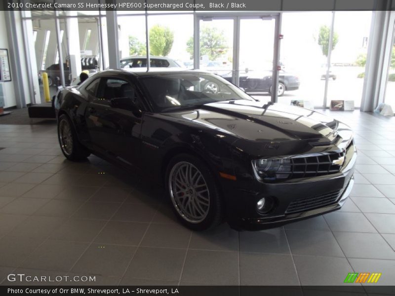 Black / Black 2010 Chevrolet Camaro SS Hennessey HPE600 Supercharged Coupe