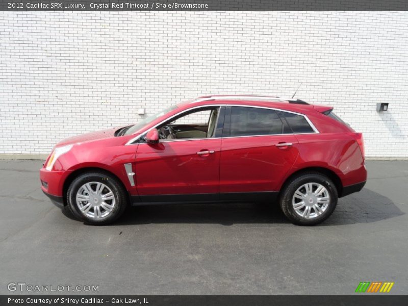 Crystal Red Tintcoat / Shale/Brownstone 2012 Cadillac SRX Luxury