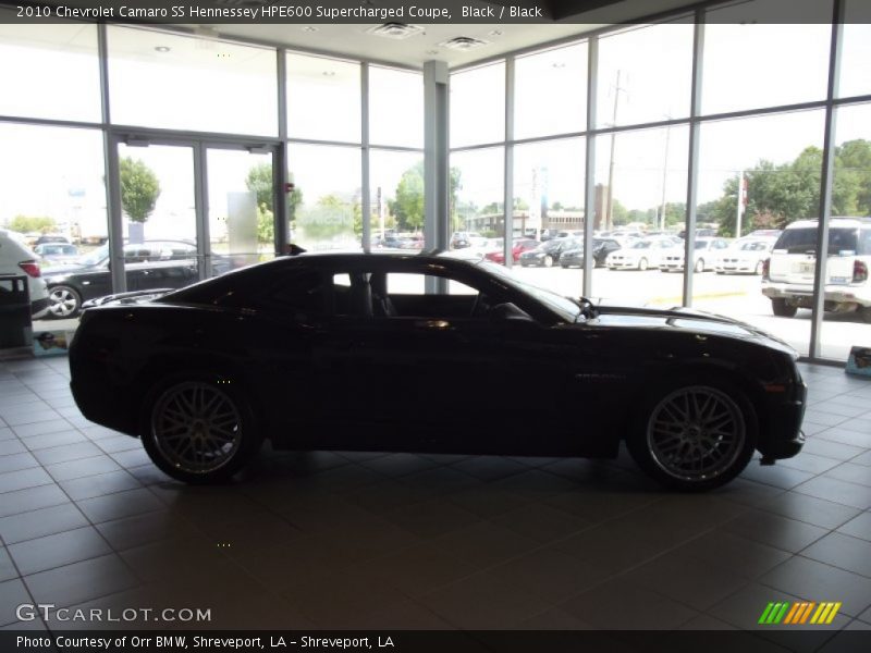 Black / Black 2010 Chevrolet Camaro SS Hennessey HPE600 Supercharged Coupe