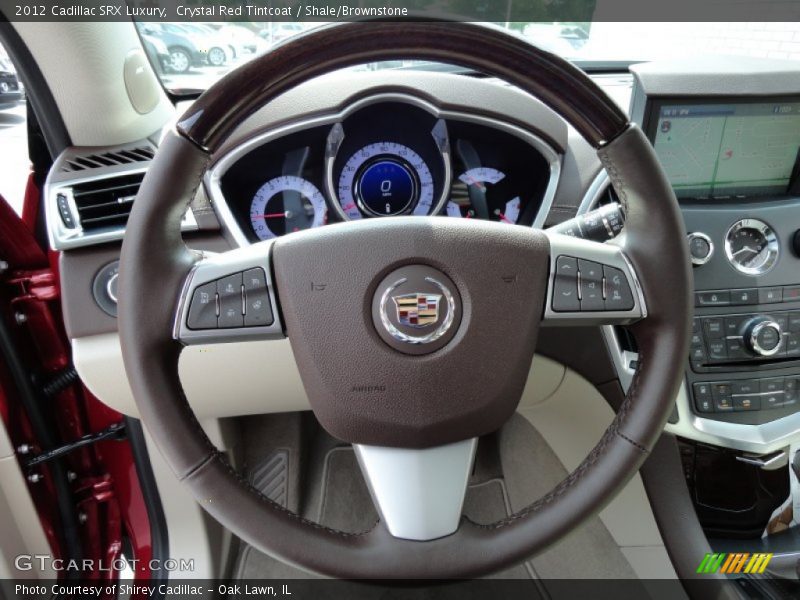 Crystal Red Tintcoat / Shale/Brownstone 2012 Cadillac SRX Luxury