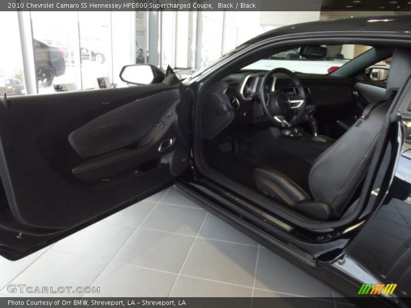 Black / Black 2010 Chevrolet Camaro SS Hennessey HPE600 Supercharged Coupe