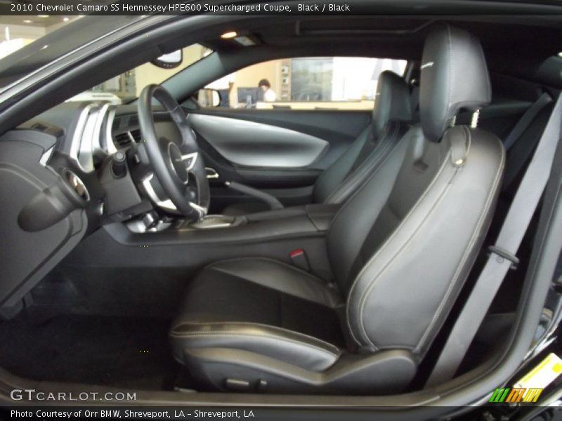  2010 Camaro SS Hennessey HPE600 Supercharged Coupe Black Interior