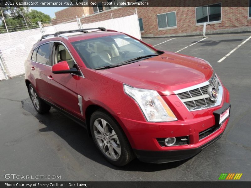 Crystal Red Tintcoat / Shale/Brownstone 2012 Cadillac SRX Performance AWD