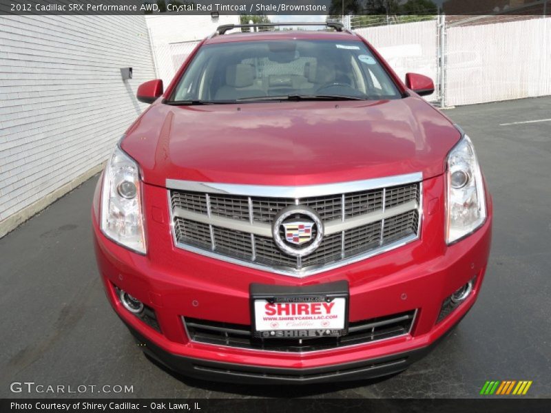 Crystal Red Tintcoat / Shale/Brownstone 2012 Cadillac SRX Performance AWD