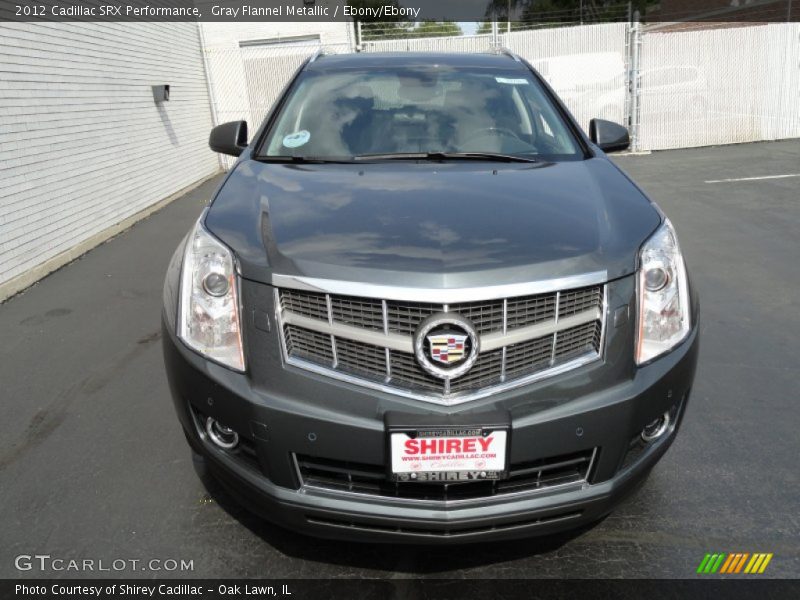 Gray Flannel Metallic / Ebony/Ebony 2012 Cadillac SRX Performance