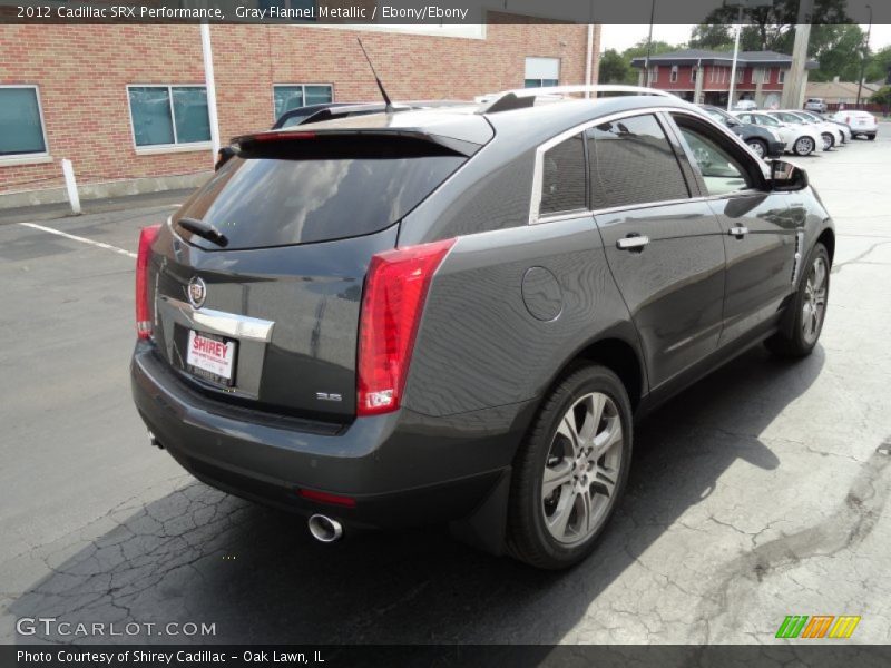 Gray Flannel Metallic / Ebony/Ebony 2012 Cadillac SRX Performance