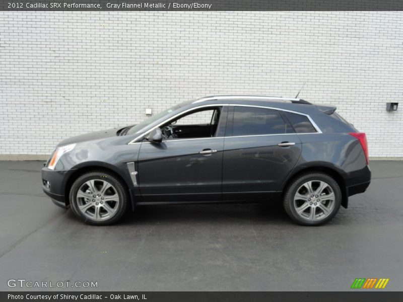 Gray Flannel Metallic / Ebony/Ebony 2012 Cadillac SRX Performance
