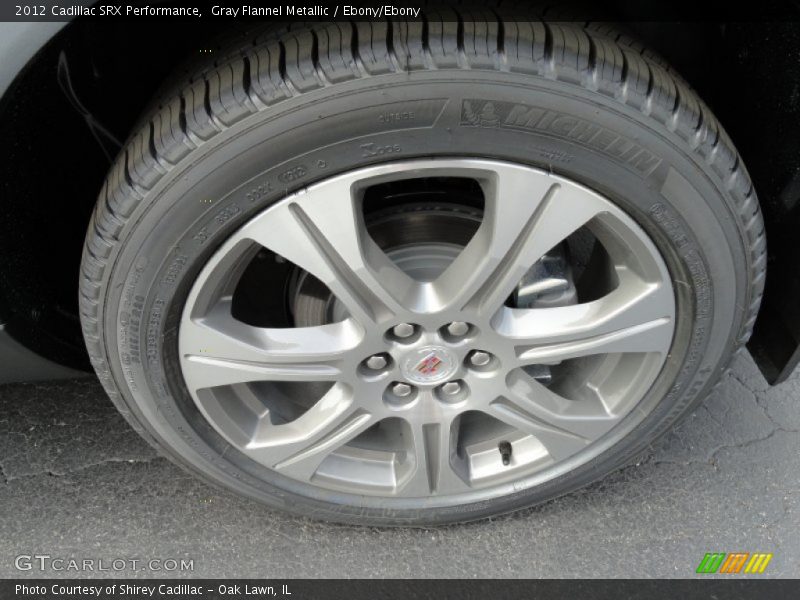 Gray Flannel Metallic / Ebony/Ebony 2012 Cadillac SRX Performance