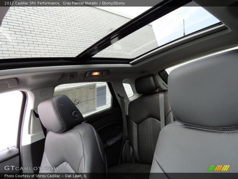 Gray Flannel Metallic / Ebony/Ebony 2012 Cadillac SRX Performance