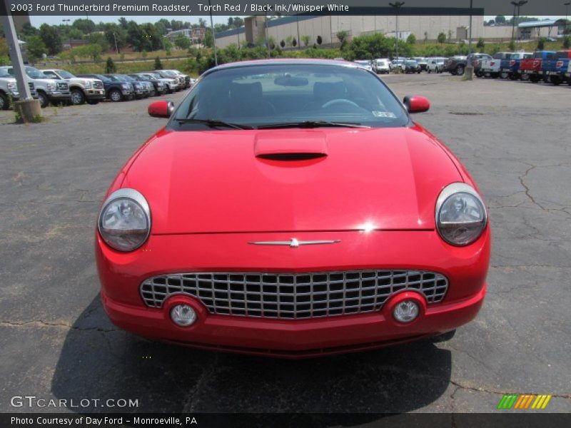 Torch Red / Black Ink/Whisper White 2003 Ford Thunderbird Premium Roadster