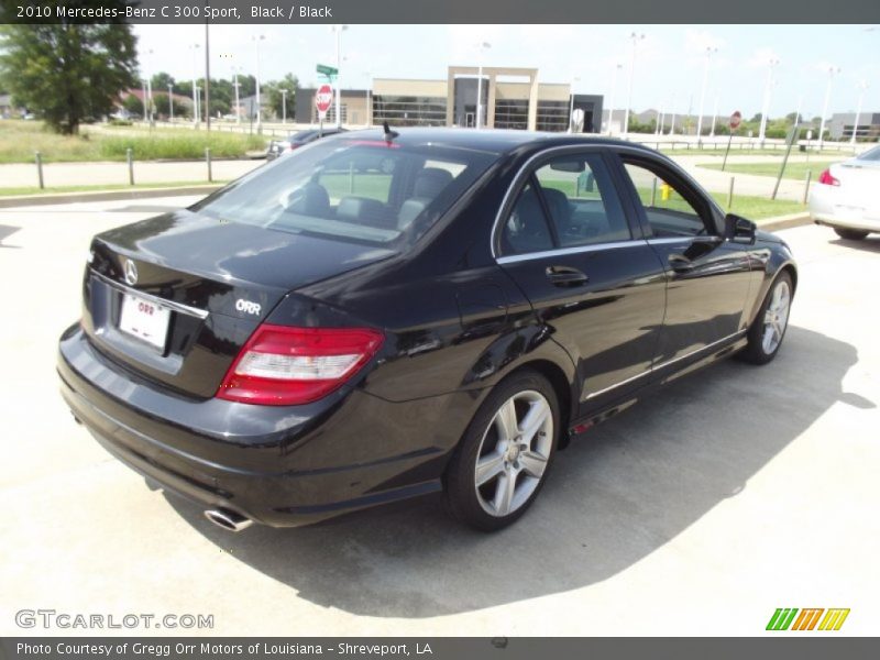 Black / Black 2010 Mercedes-Benz C 300 Sport