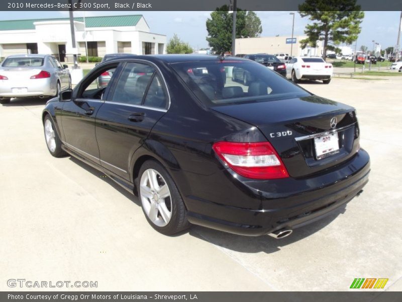Black / Black 2010 Mercedes-Benz C 300 Sport