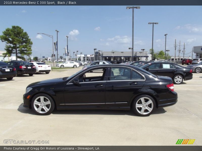 Black / Black 2010 Mercedes-Benz C 300 Sport