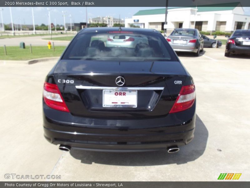 Black / Black 2010 Mercedes-Benz C 300 Sport