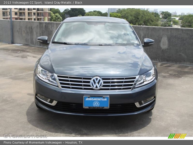 Island Gray Metallic / Black 2013 Volkswagen CC Sport
