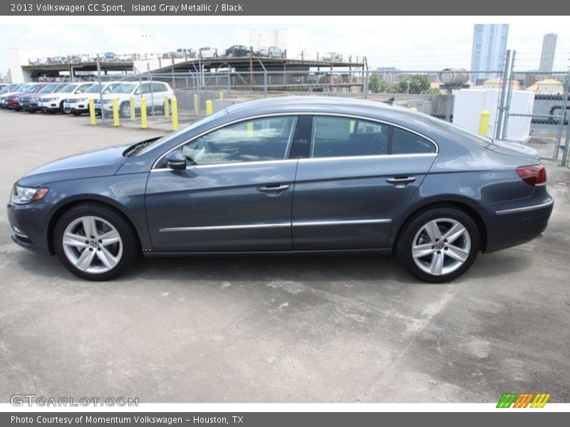 Island Gray Metallic / Black 2013 Volkswagen CC Sport