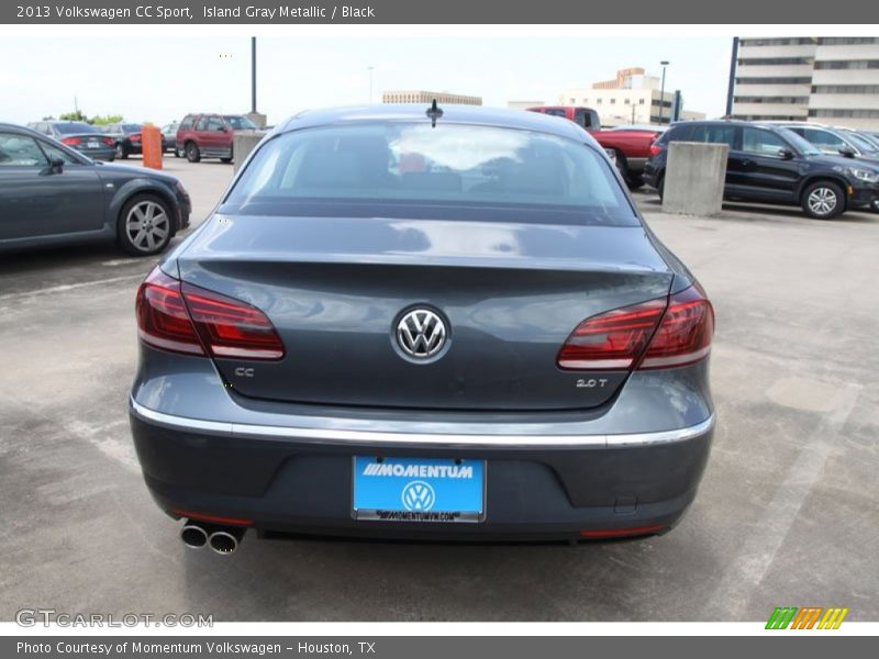 Island Gray Metallic / Black 2013 Volkswagen CC Sport