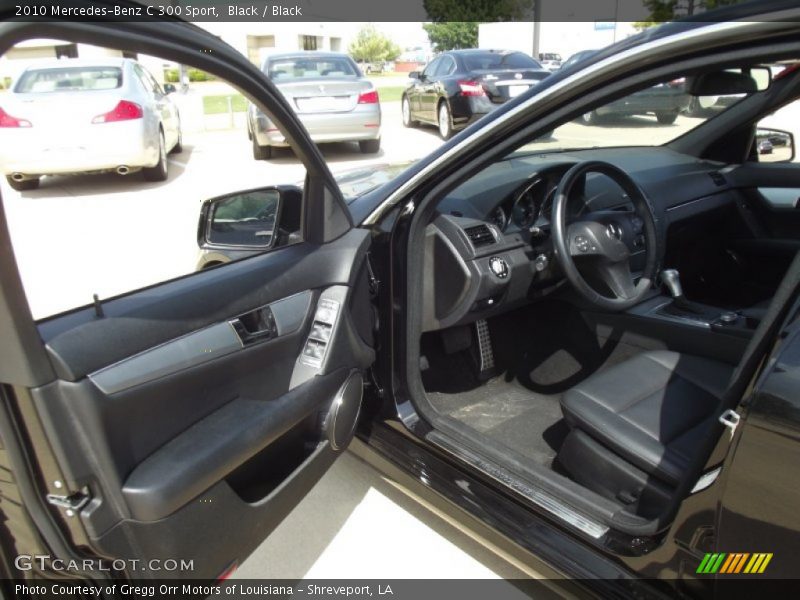 Black / Black 2010 Mercedes-Benz C 300 Sport