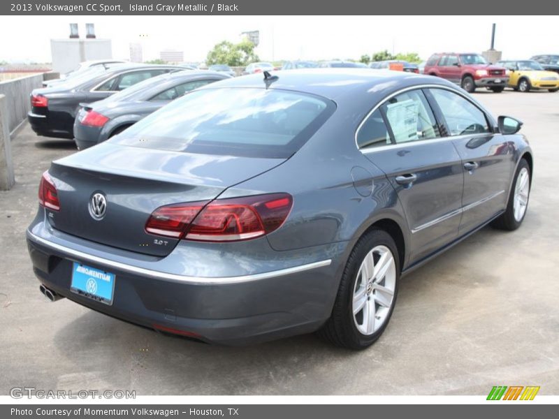 Island Gray Metallic / Black 2013 Volkswagen CC Sport