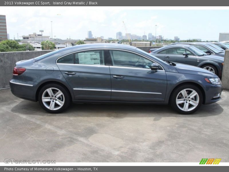 Island Gray Metallic / Black 2013 Volkswagen CC Sport
