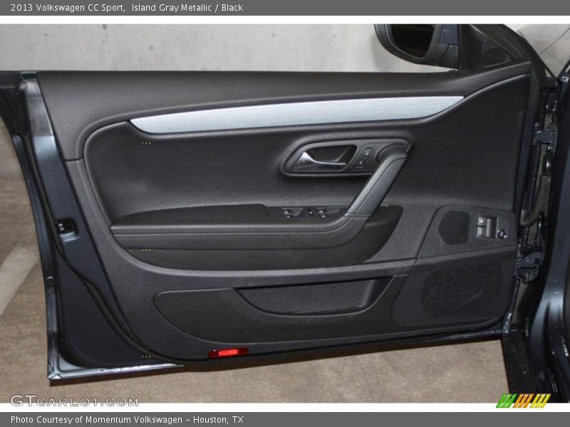 Island Gray Metallic / Black 2013 Volkswagen CC Sport