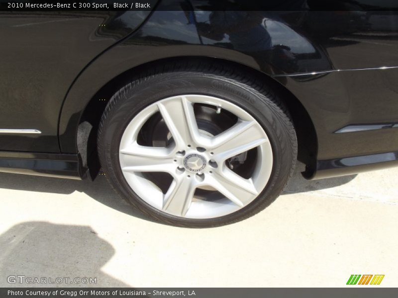 Black / Black 2010 Mercedes-Benz C 300 Sport
