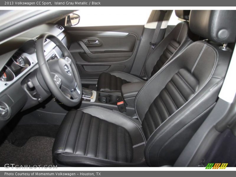 Island Gray Metallic / Black 2013 Volkswagen CC Sport