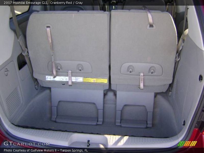 Cranberry Red / Gray 2007 Hyundai Entourage GLS