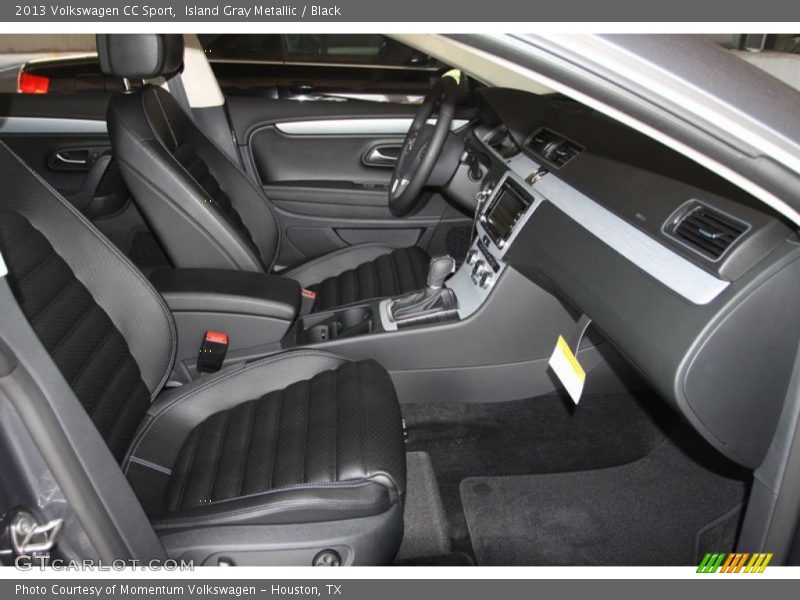 Island Gray Metallic / Black 2013 Volkswagen CC Sport