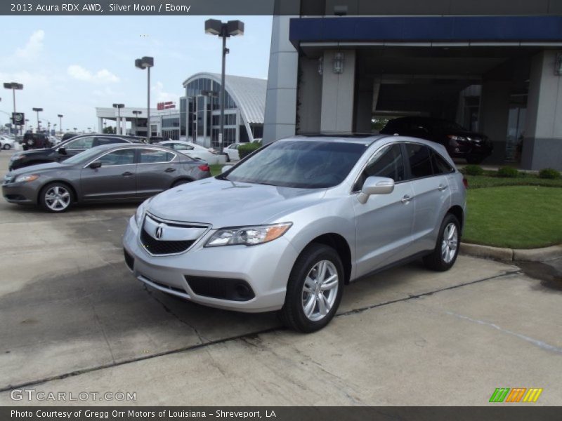 Silver Moon / Ebony 2013 Acura RDX AWD
