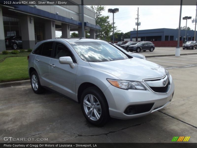 Silver Moon / Ebony 2013 Acura RDX AWD