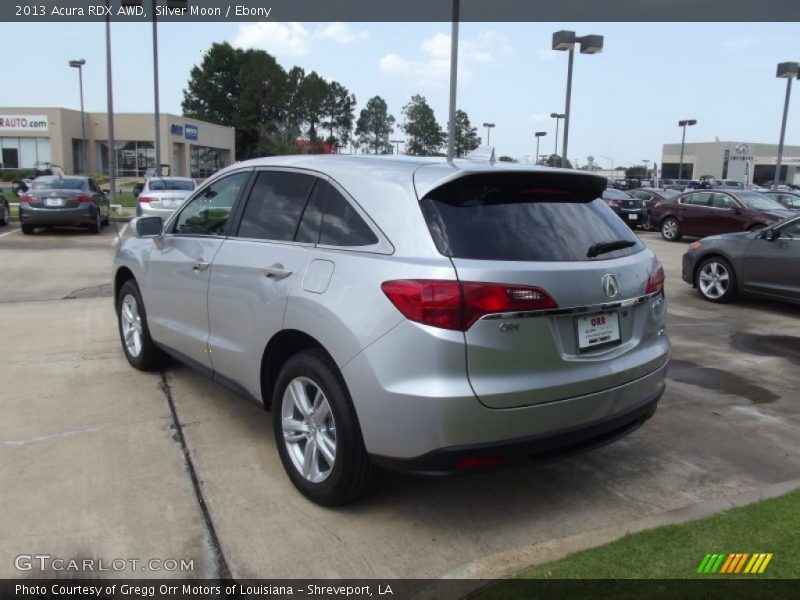 Silver Moon / Ebony 2013 Acura RDX AWD