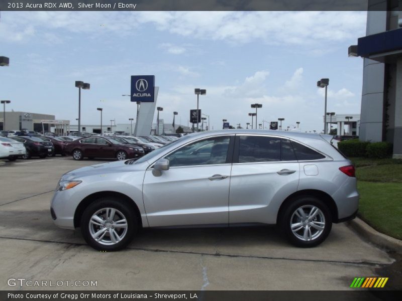 Silver Moon / Ebony 2013 Acura RDX AWD
