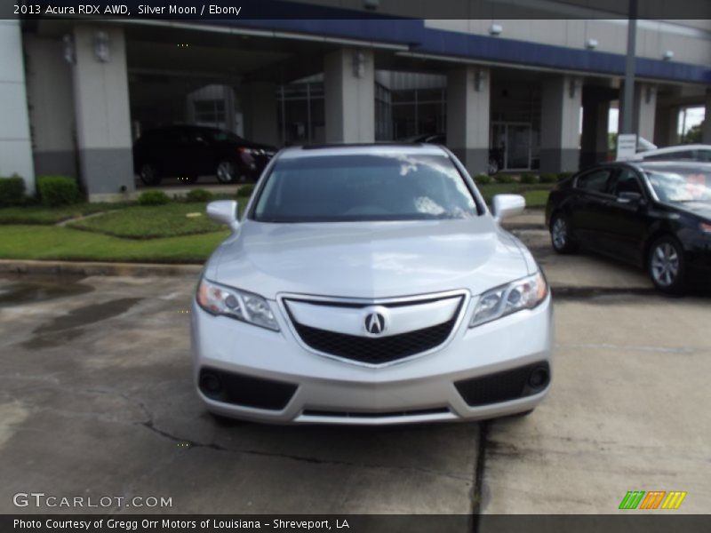 Silver Moon / Ebony 2013 Acura RDX AWD