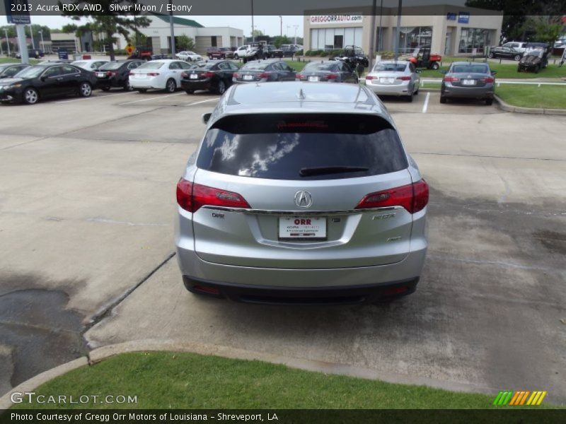 Silver Moon / Ebony 2013 Acura RDX AWD