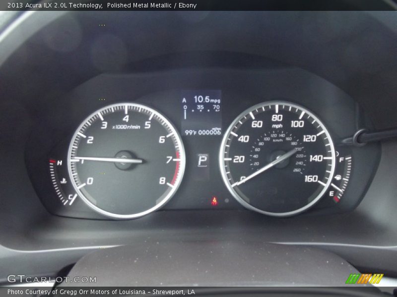 Polished Metal Metallic / Ebony 2013 Acura ILX 2.0L Technology