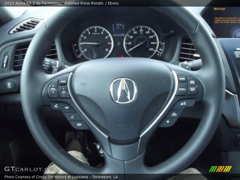 Polished Metal Metallic / Ebony 2013 Acura ILX 2.0L Technology