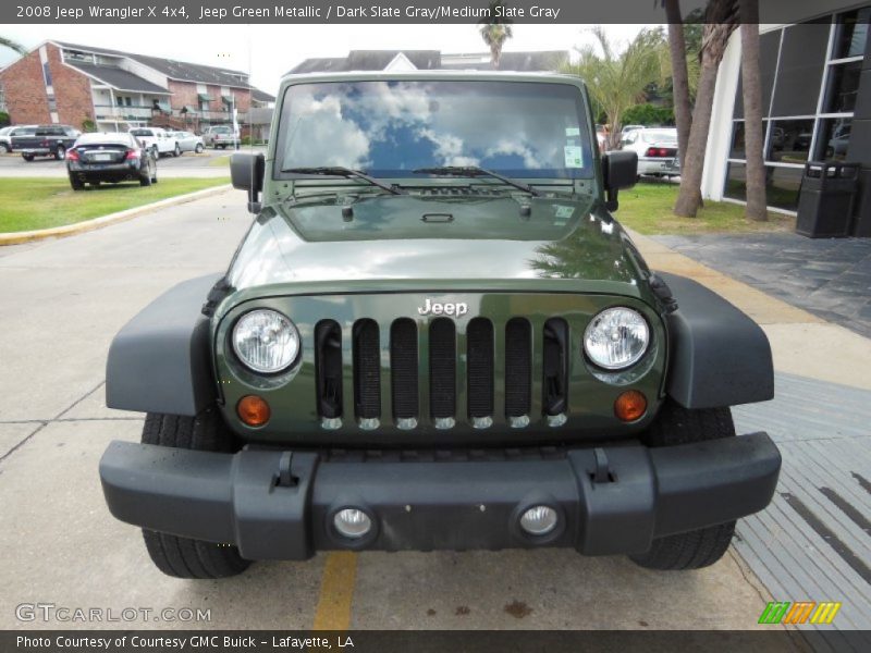 Jeep Green Metallic / Dark Slate Gray/Medium Slate Gray 2008 Jeep Wrangler X 4x4