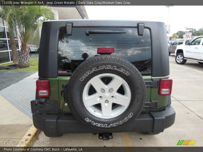 Jeep Green Metallic / Dark Slate Gray/Medium Slate Gray 2008 Jeep Wrangler X 4x4