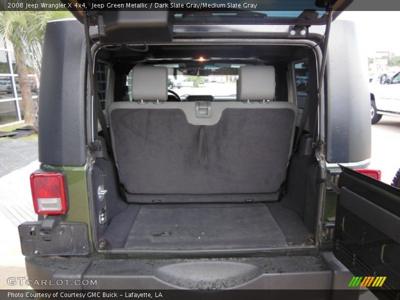 Jeep Green Metallic / Dark Slate Gray/Medium Slate Gray 2008 Jeep Wrangler X 4x4