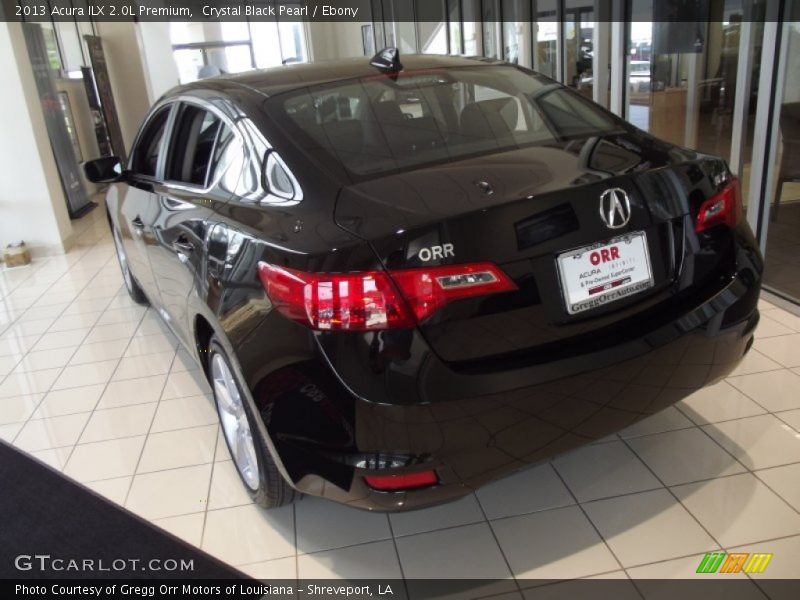 Crystal Black Pearl / Ebony 2013 Acura ILX 2.0L Premium