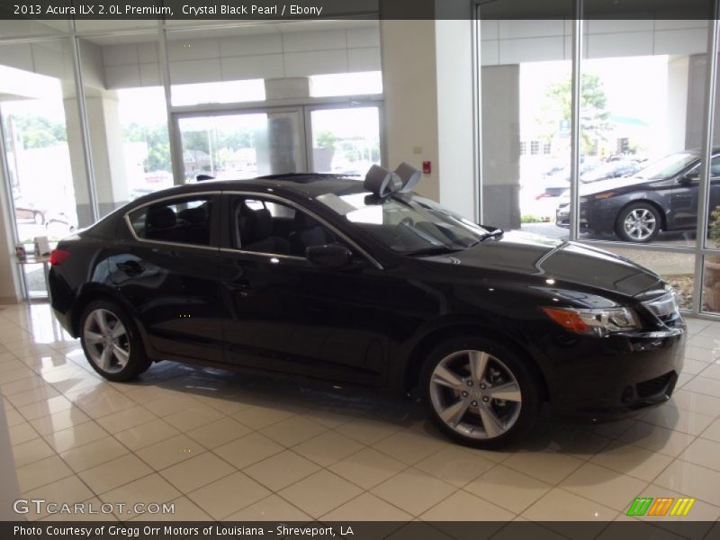 Crystal Black Pearl / Ebony 2013 Acura ILX 2.0L Premium