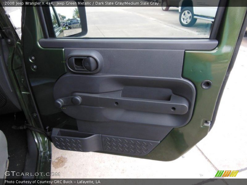 Jeep Green Metallic / Dark Slate Gray/Medium Slate Gray 2008 Jeep Wrangler X 4x4