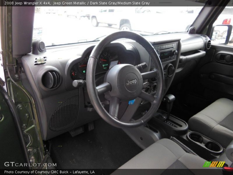 Jeep Green Metallic / Dark Slate Gray/Medium Slate Gray 2008 Jeep Wrangler X 4x4