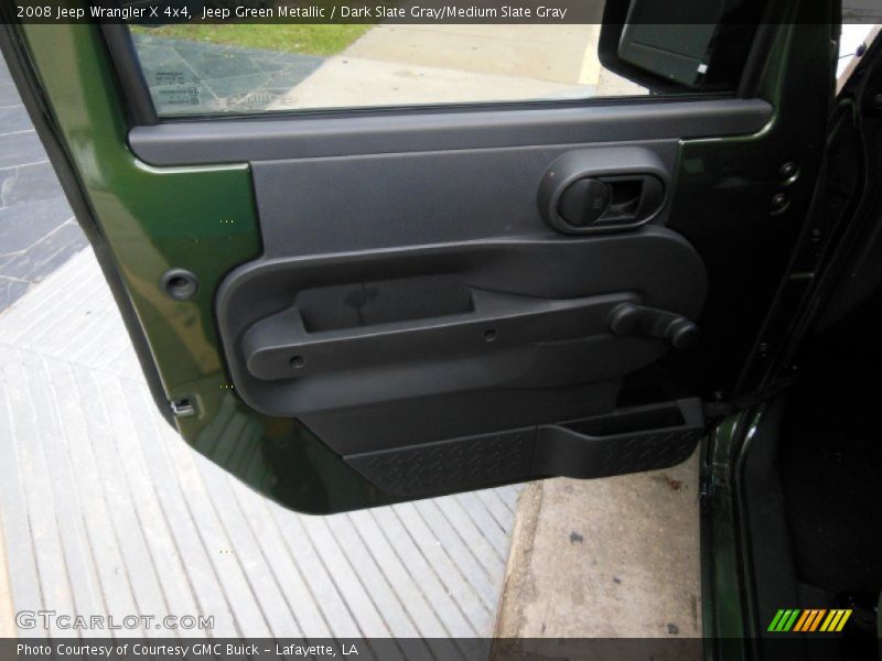 Jeep Green Metallic / Dark Slate Gray/Medium Slate Gray 2008 Jeep Wrangler X 4x4